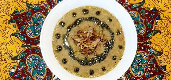 طرز تهیه آش ماش پیازو (آش امام حسن) قزوین 1 طرز تهیه آش ماش پیازو قزوین