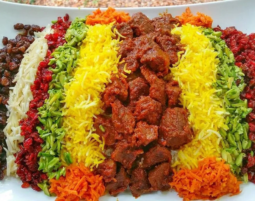 هفت رنگ پلو هفت رنگ پلو