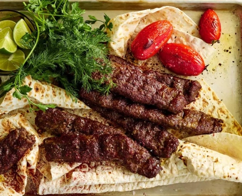 طرز تهیه کباب کوبیده سنتی ایرانی 1 کباب کوبیده با سماق